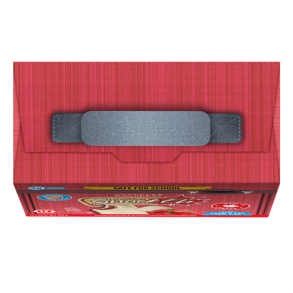 12ct x 30g SnackEh Crustless WowButter & Strawberry Snack Sandwich - 3 Pack