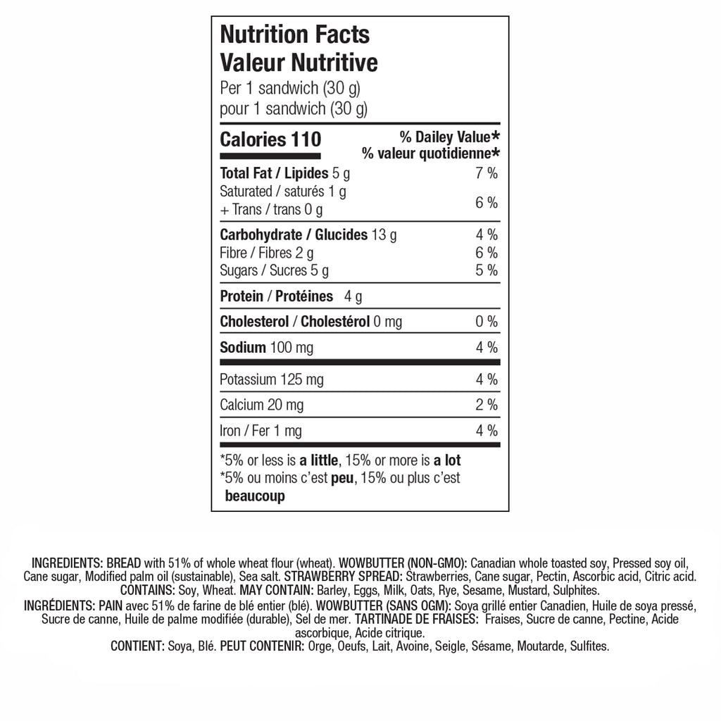 12ct x 30g SnackEh Crustless WowButter & Strawberry Snack Sandwich - 3 Pack